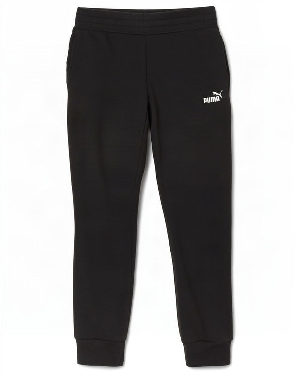 Puma Damen Trainingshose Jogger UK 10 Small Schwarz Baumwolle