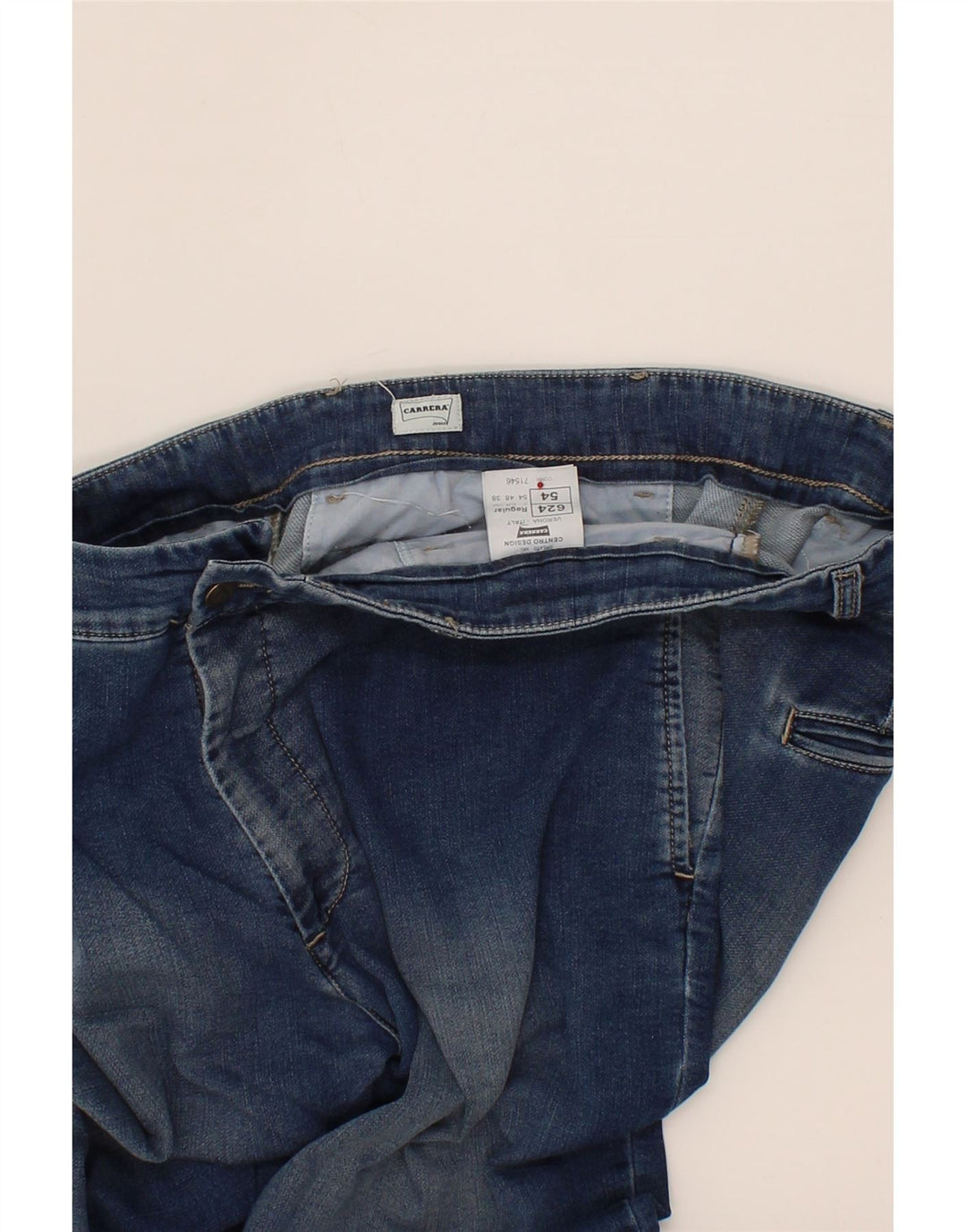 CARRERA Mens Slim Jeans W38 L34 Blue Cotton Vintage Carrera and Second-Hand Carrera from Messina Hembry 