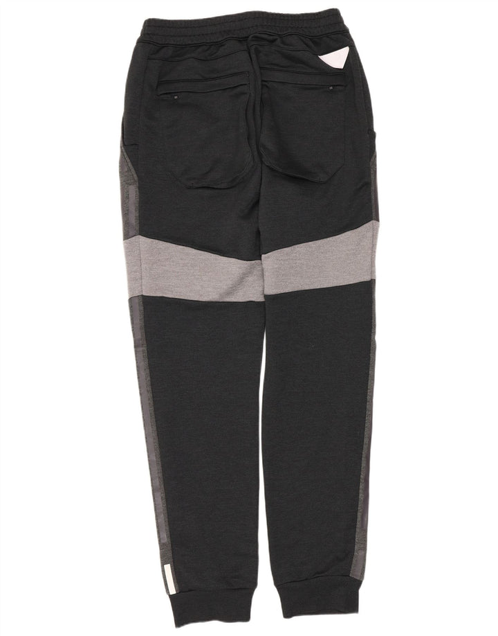 Adidas Herren-Trainingshose, Jogginghose, klein, grau, Colourblock-Polyester