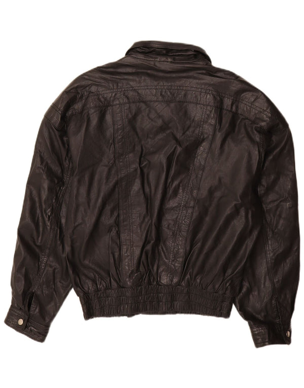 Yukon Trail Herren Lederjacke IT 50 Large Schwarz