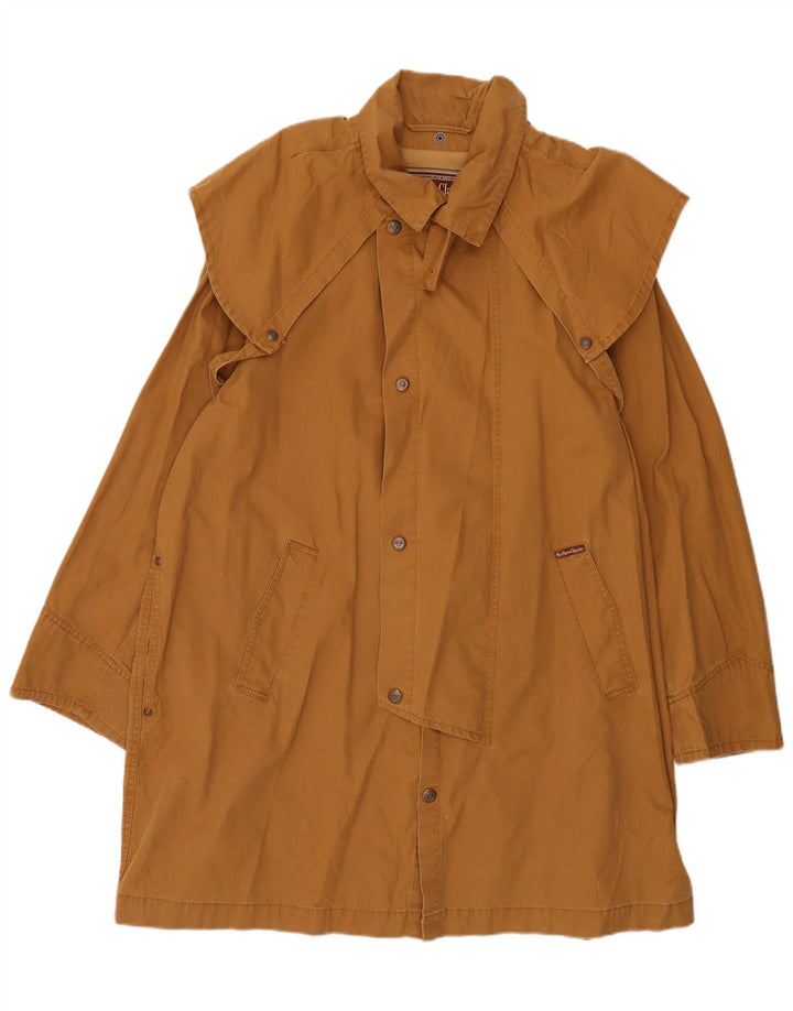 Marlboro Classics Herren Trenchcoat UK 40 Large Braun Baumwolle