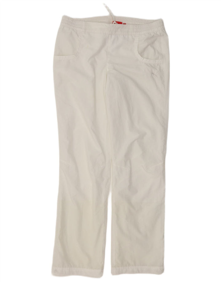 PUMA Damen-Trainingshose, UK 12, Mittelweiß, Polyester