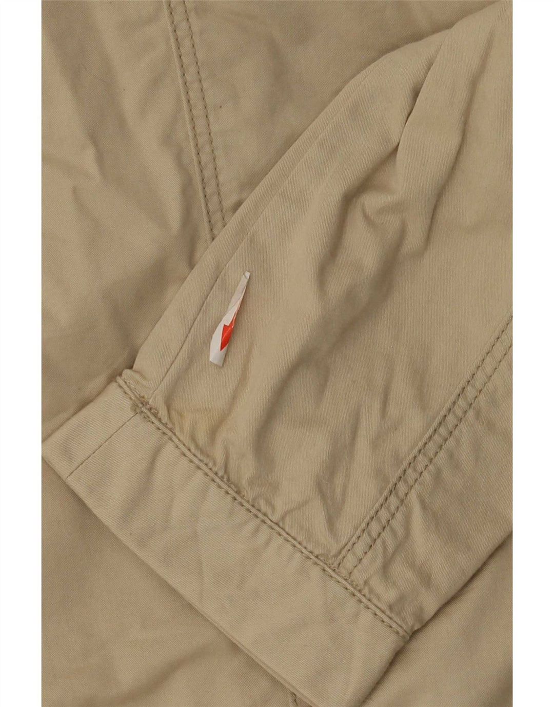 Zara Damen Bomberjacke UK 12 Mittelbeige Baumwolle