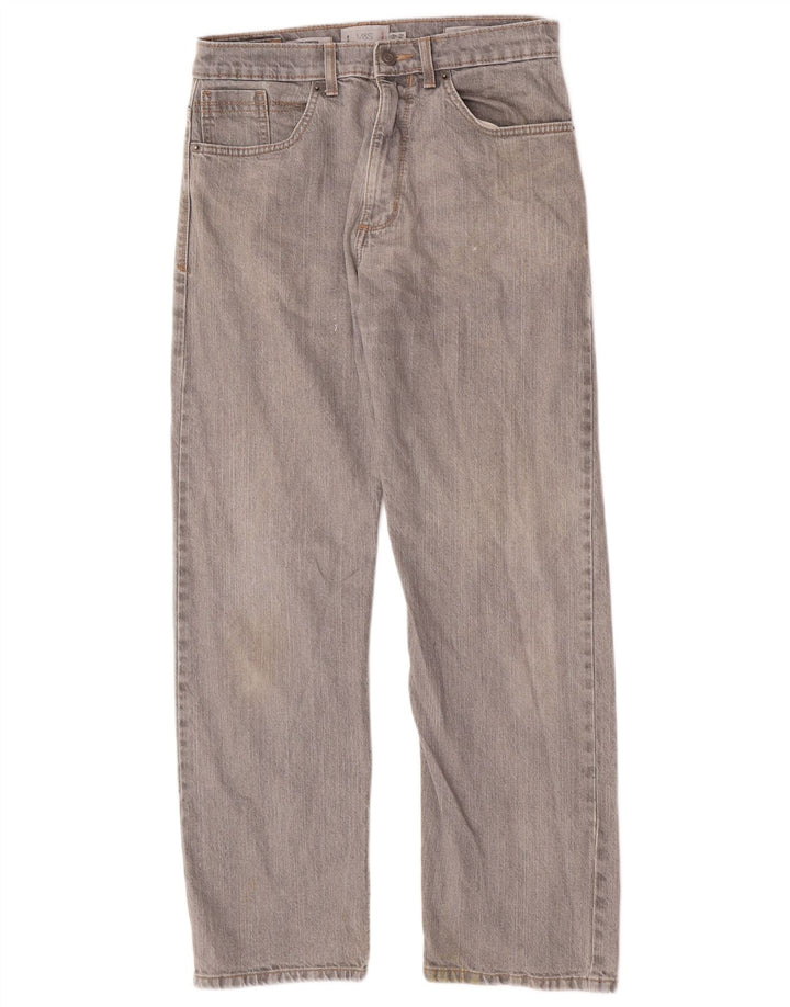 Marks & Spencer Damen Straight Jeans W30 L29 Graue Baumwolle