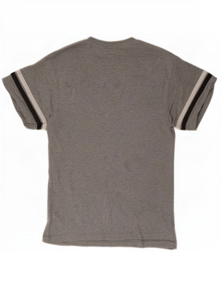 Nike Herren-T-Shirt mit Grafik, klein, grau gestreift, Baumwolle