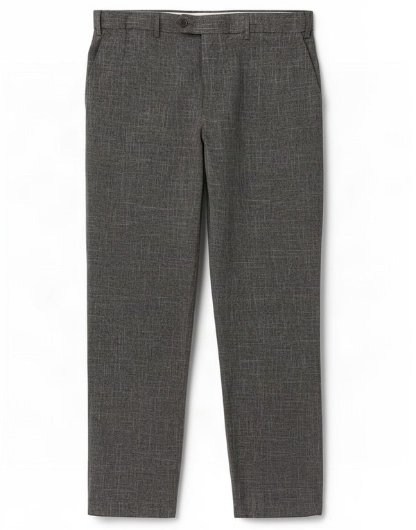 Marks & Spencer Mens Regular Fit Suit Trousers W36 L31 Grey Polyester