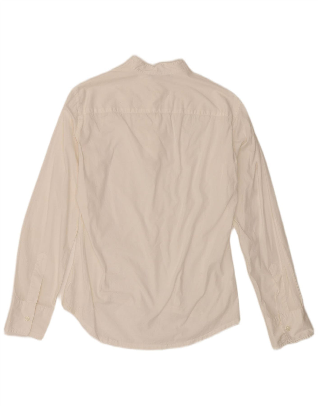 DANIELE ALESSANDRINI Womens Pullover Shirt UK 16 Large White Cotton