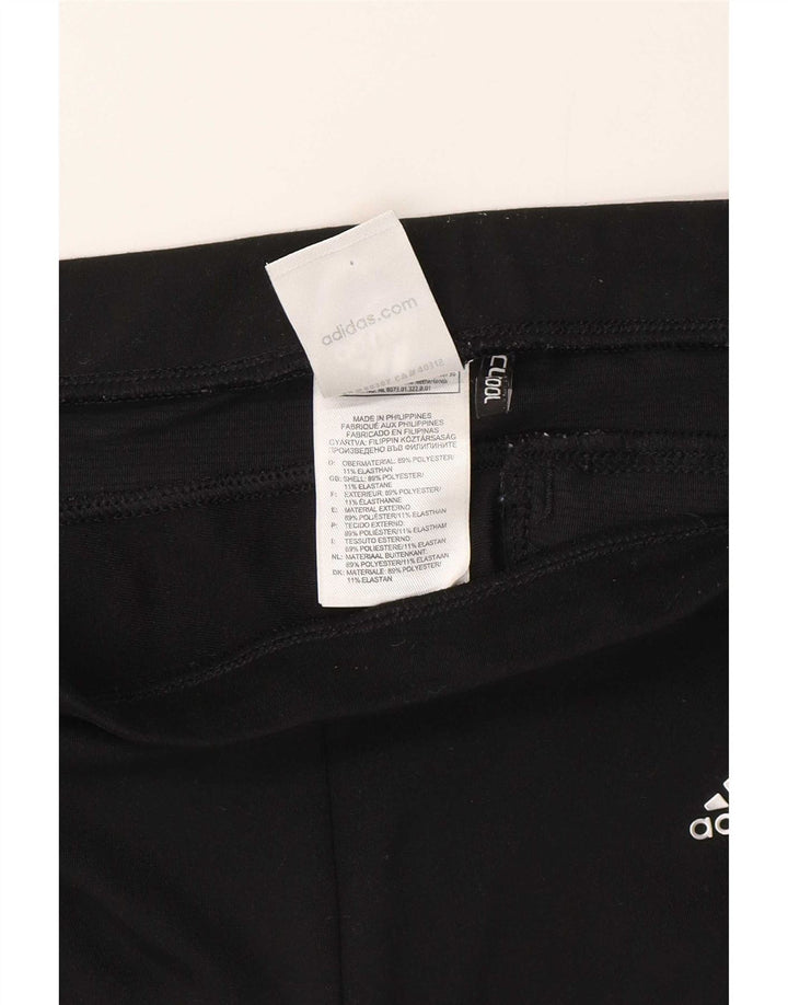 Adidas Damen Climacool Capri Trainingshose Jogger UK 14 Medium Schwarz