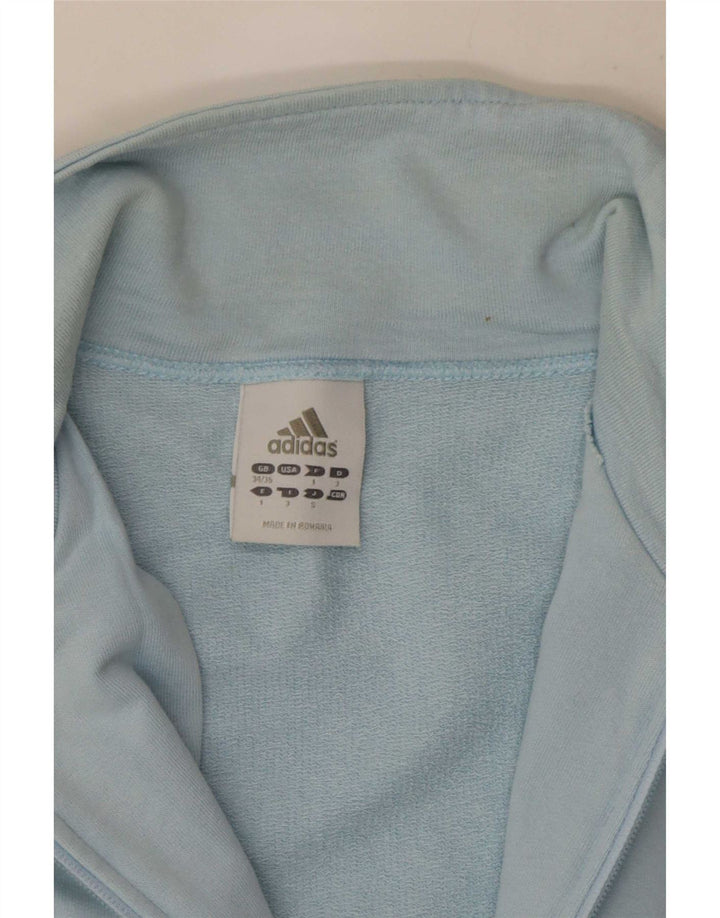 Adidas Herren Trainingsanzug Top Jacke UK 34/36 Small Blaue Baumwolle