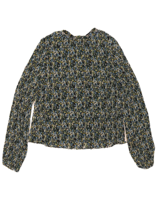 Boden Damen-Hemdbluse UK 12 Mittelmehrfarbiges Blumenmuster aus Polyester