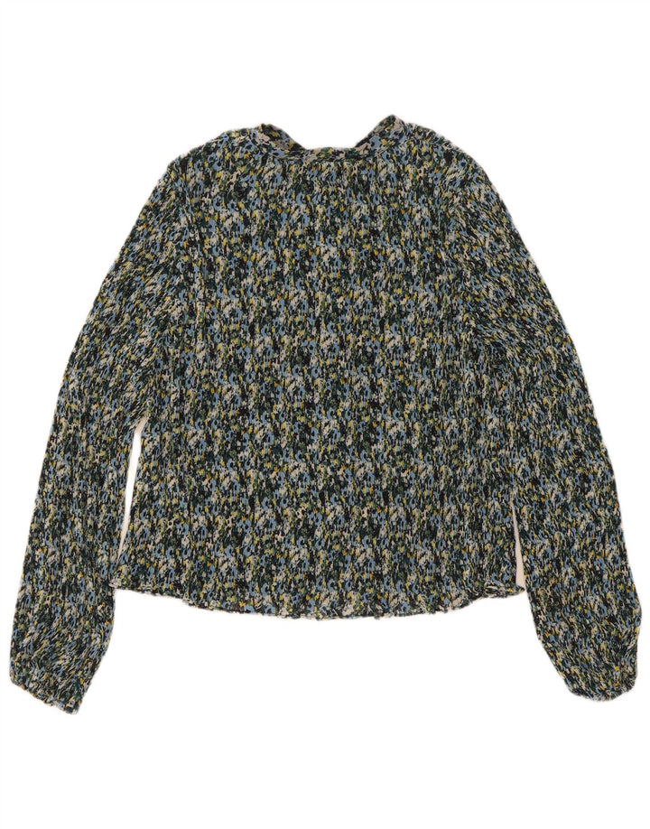 Boden Damen-Hemdbluse UK 12 Mittelmehrfarbiges Blumenmuster aus Polyester
