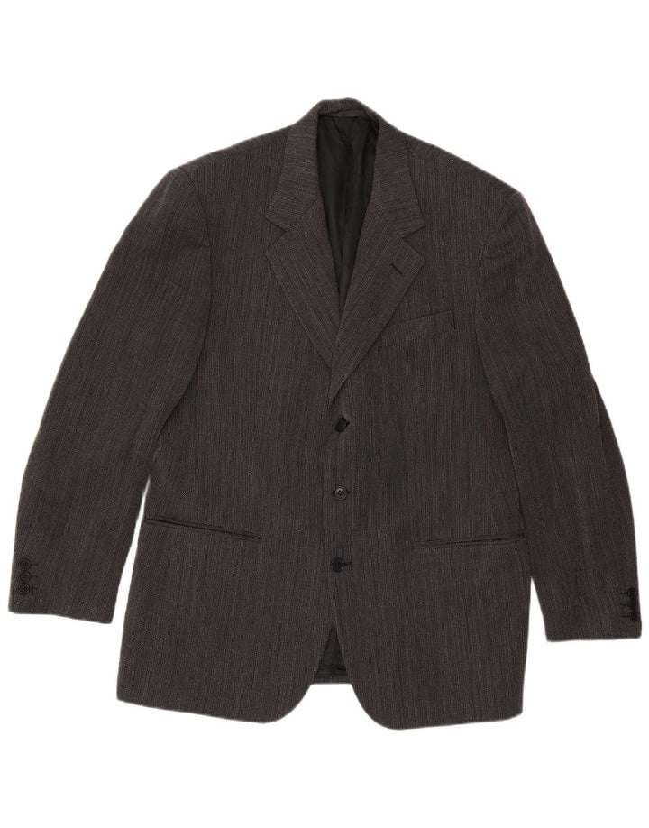 Ferre Herren-Blazer mit 3 Knöpfen, UK 38, Mittelgrau