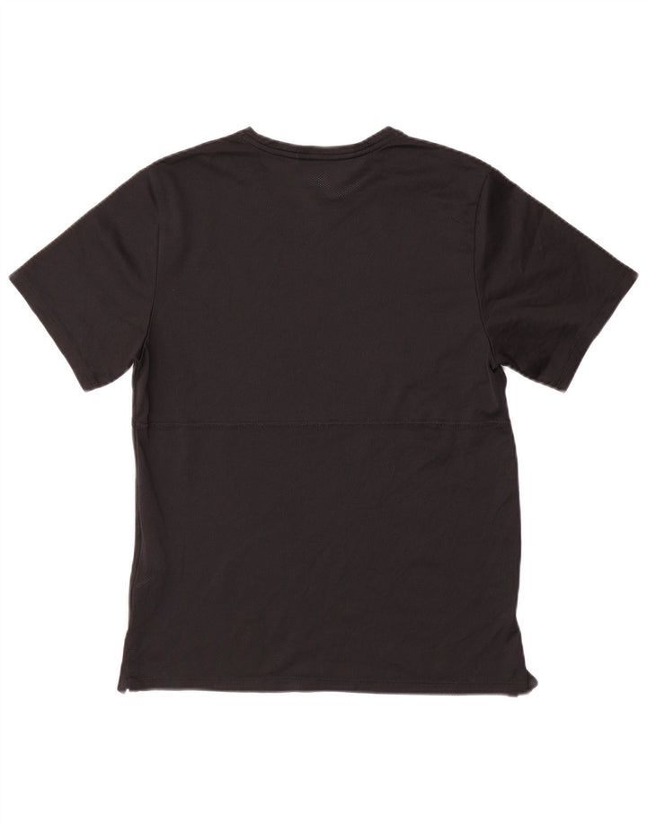 NIKE Herren Dri Fit T-Shirt Top Small Schwarz Polyester