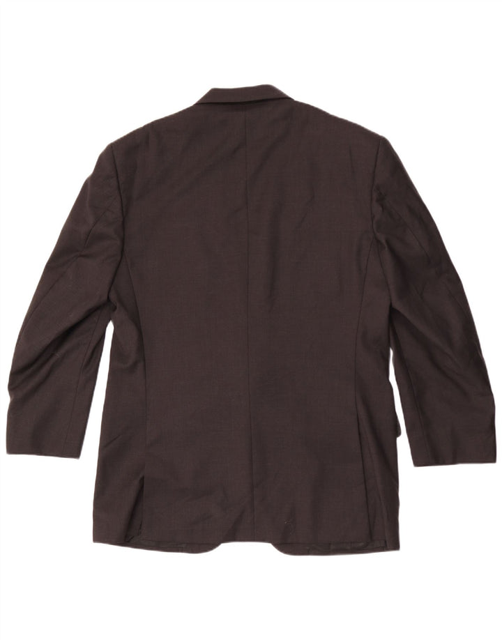 Pierre Cardin Herren-Blazer mit 2 Knöpfen, IT 50, große graue Wolle