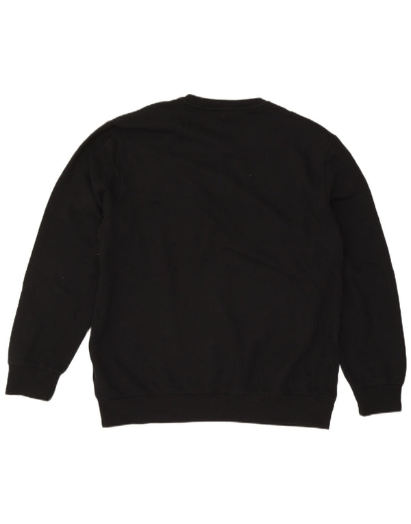 True Religion Herren-Sweatshirt mit Grafik, 2XL, schwarze Baumwolle