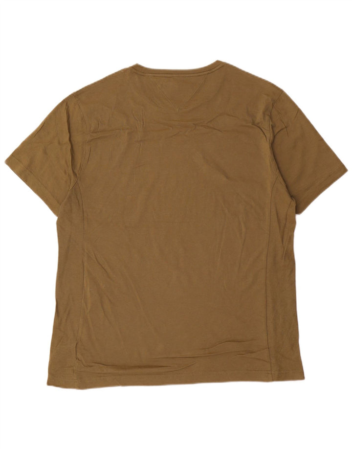 TOMMY HILFIGER Herren T-Shirt Top Medium Khaki Baumwolle