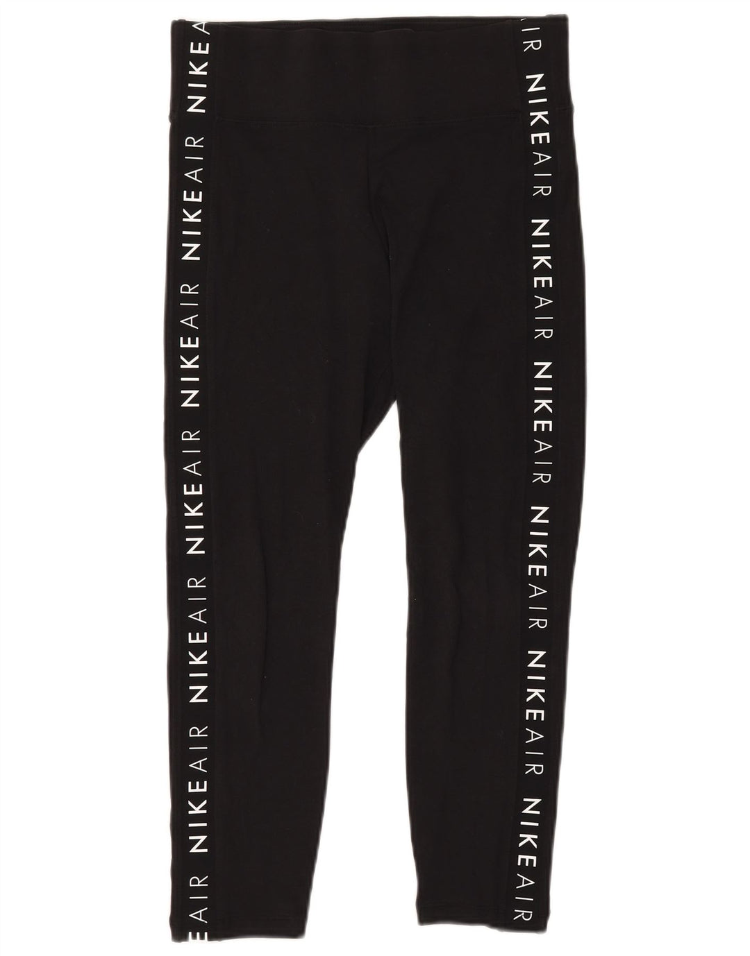 Nike Womens Graphic Leggings UK 14 Mittelschwarze Baumwolle