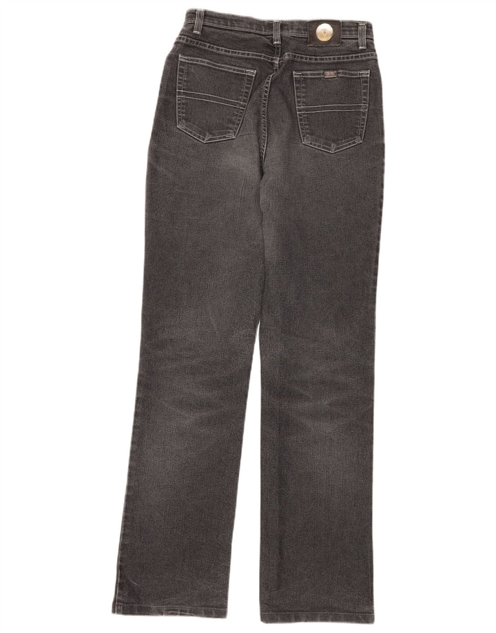 TRUSSARDI Damen Straight Jeans W27 L32 Grau
