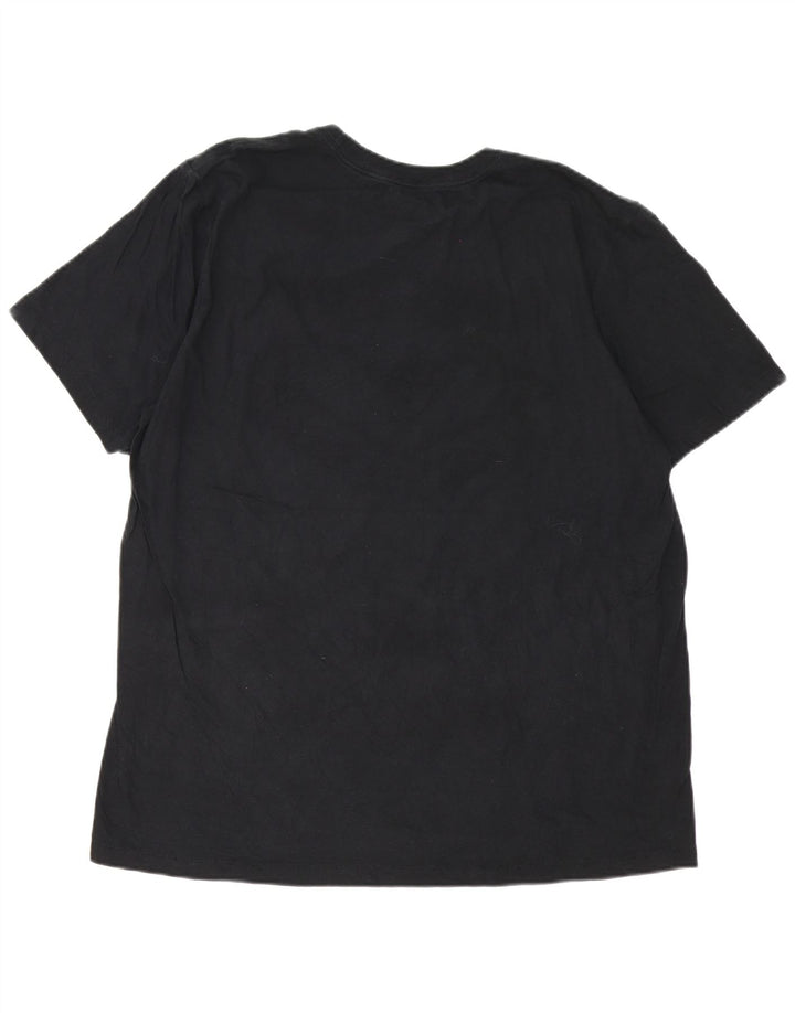 Nike Herren Grafik T-Shirt Top XL Schwarz Baumwolle