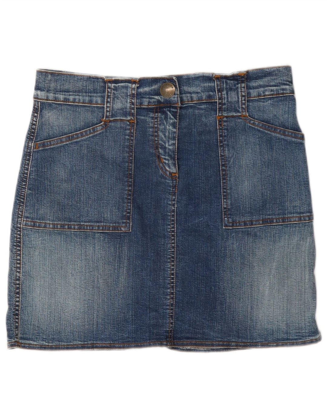 Carrera Damen Mini-Jeansrock W30 Mittelblau