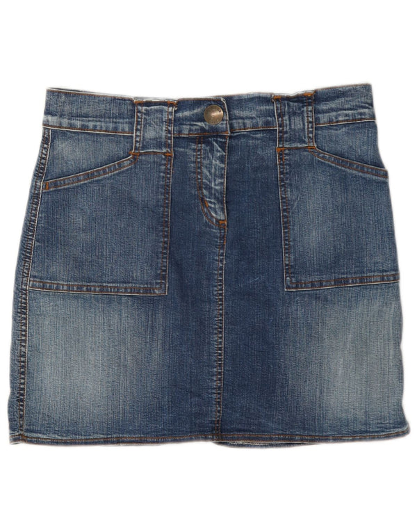Carrera Damen Mini-Jeansrock W30 Mittelblau