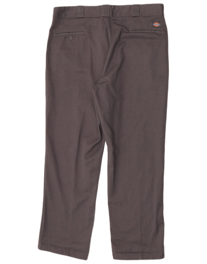 Dickies gerade Chino-Hose für Herren, W38, L30, grau, Polyester