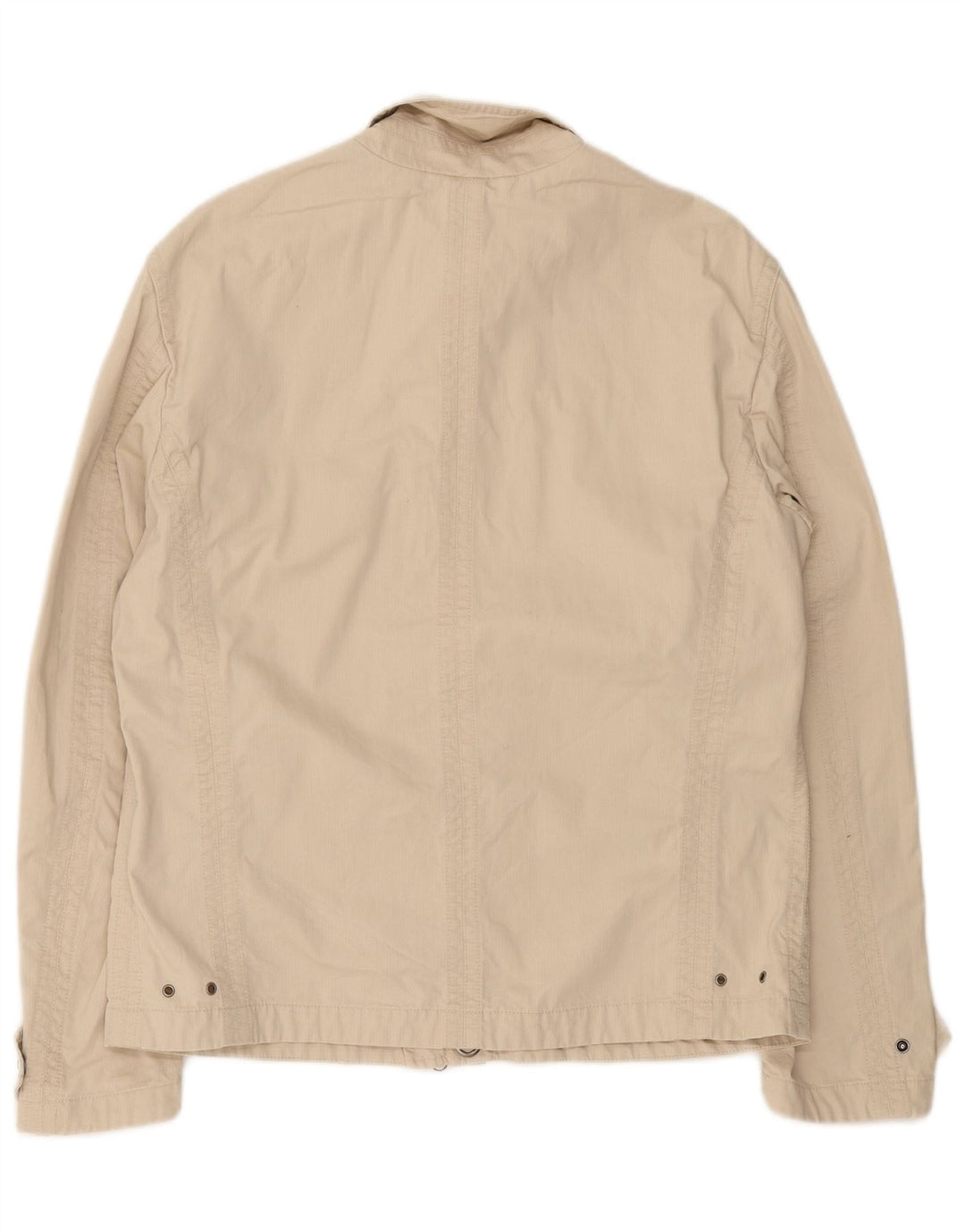 Invicta Herren Bomberjacke UK 40 Large Beige Baumwolle