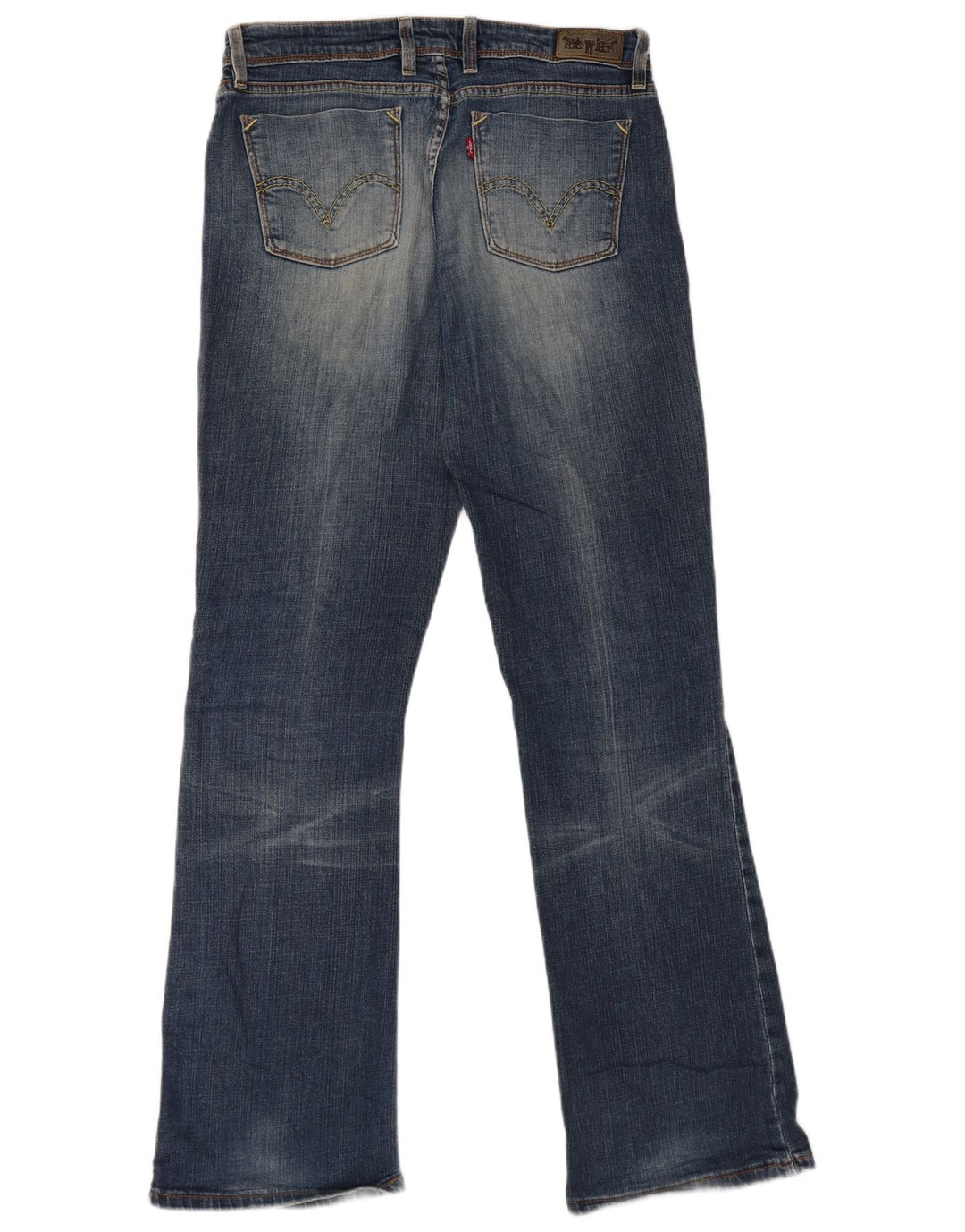 Levi's Damen 629 Bootcut Jeans W32 L32 Blaue Baumwolle