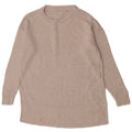 Fat Face Damen-Pullover mit U-Boot-Ausschnitt, UK 12, mittelgraue Baumwolle