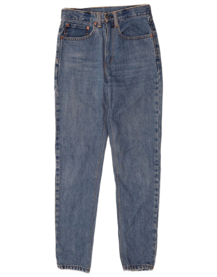 Levi's Damen 550 Tapered Jeans W28 L30 Blaue Baumwolle