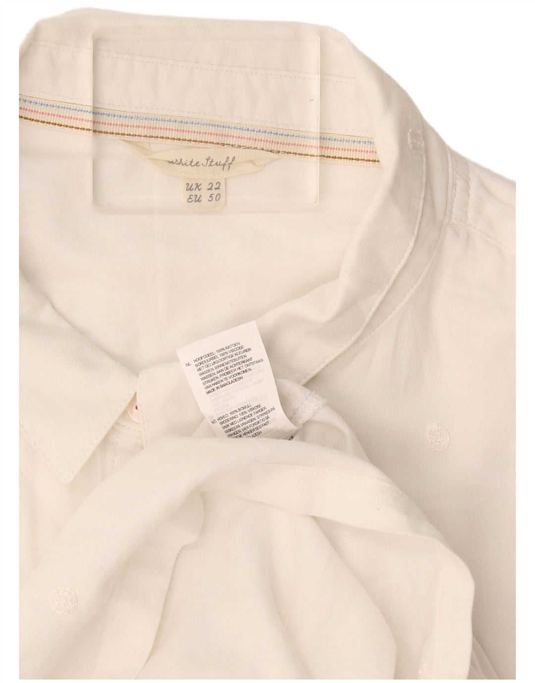 White Stuff Damenhemd UK 22 3XL Baumwolle