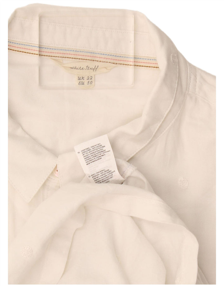 White Stuff Damenhemd UK 22 3XL Baumwolle