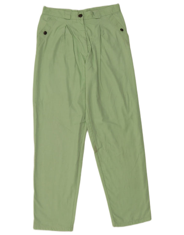 Vintage-Chinohose für Mädchen, 13–14 Jahre, W26, L29, grünes Polyester