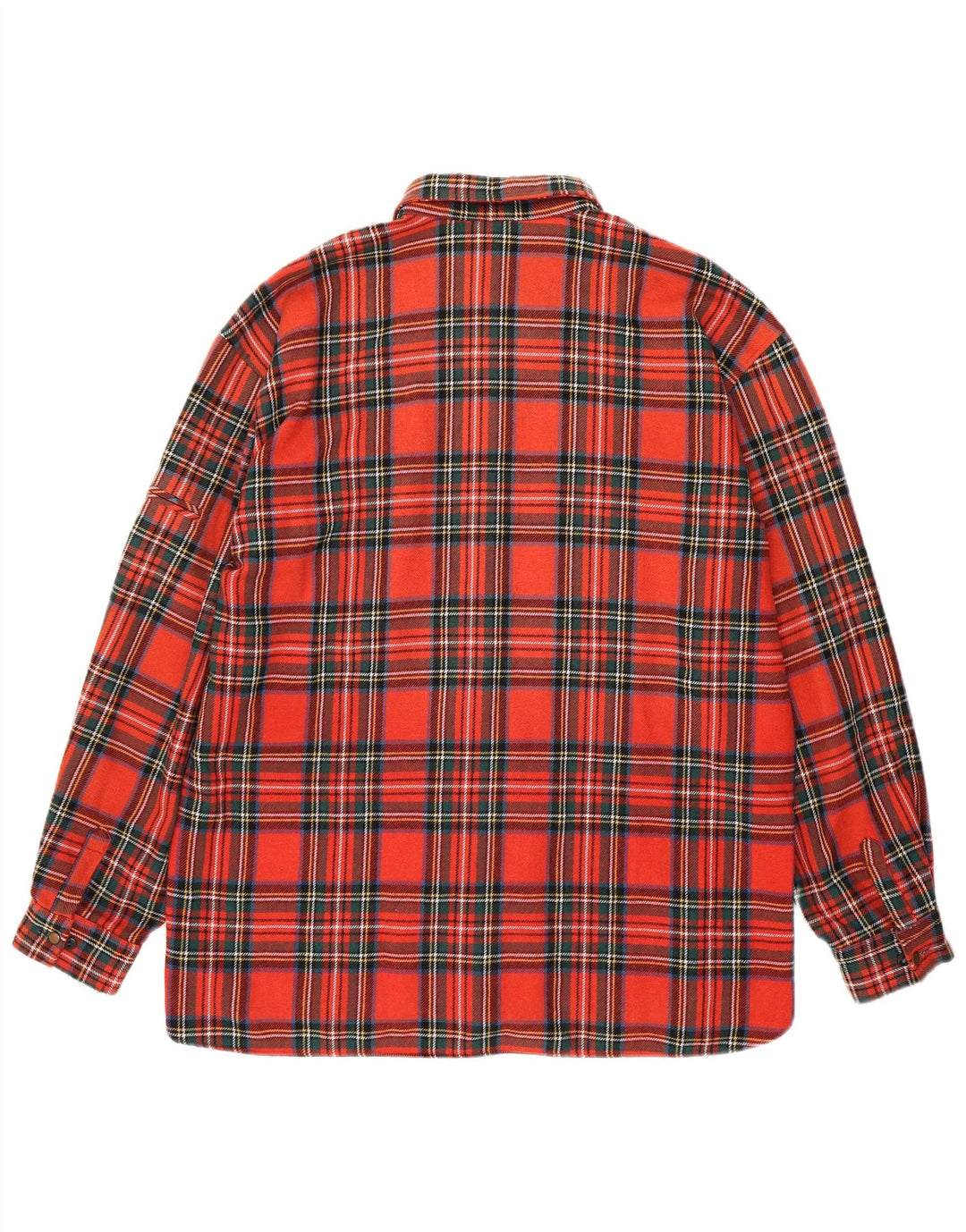Vintage Herren Flanellhemd XL Rot kariert