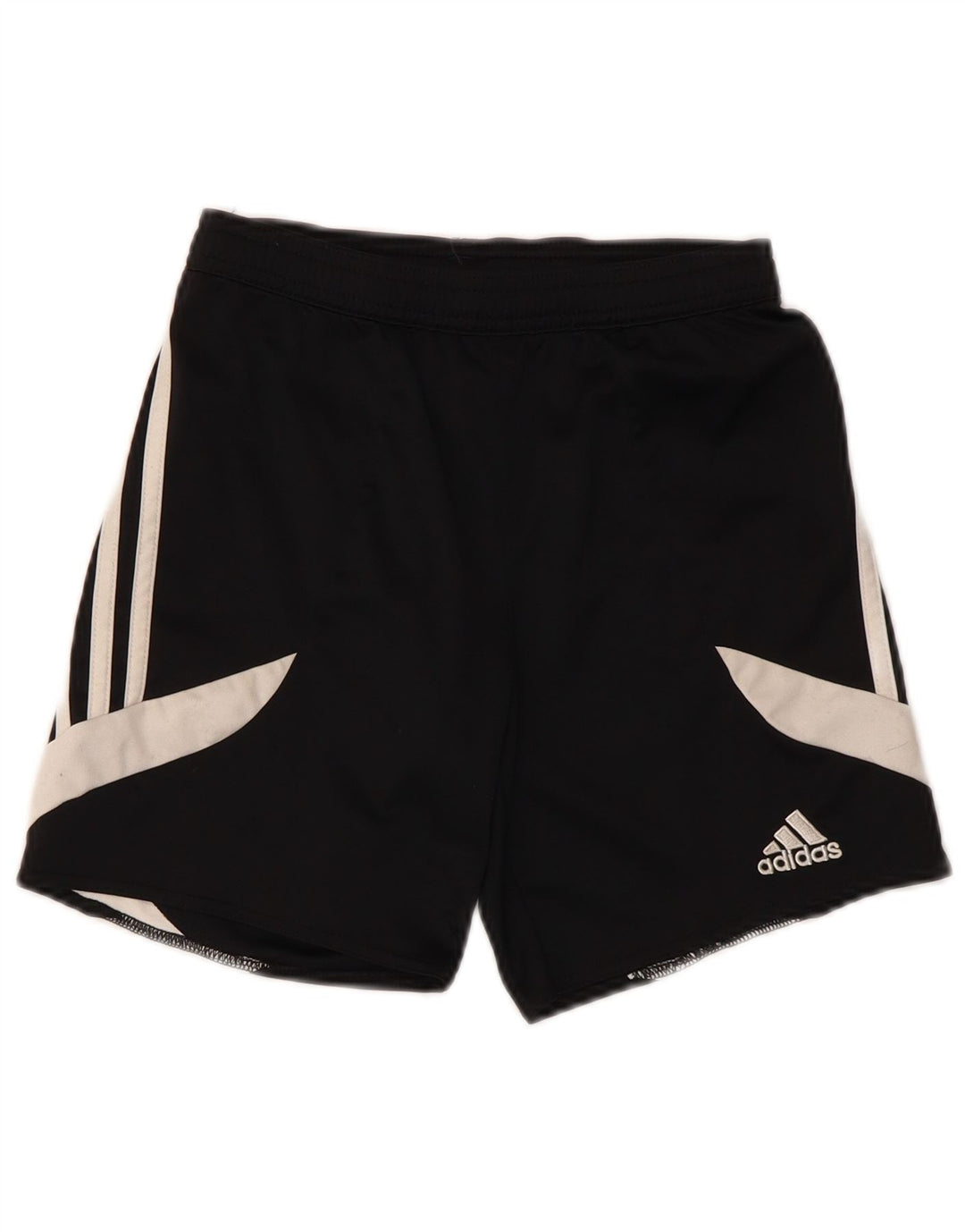 Adidas Climalite Sportshorts für Jungen, 7–8 Jahre, mittelgroß, Schwarz, Farbblock