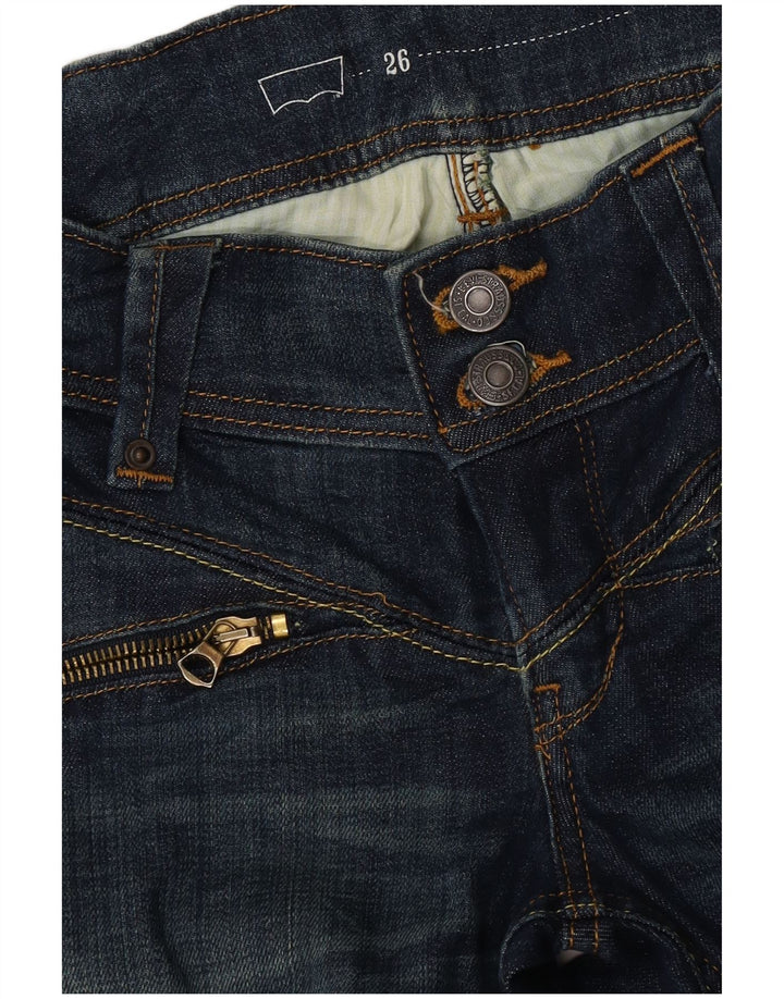 Levi's Damen Straight Jeans W26 L32 Blau