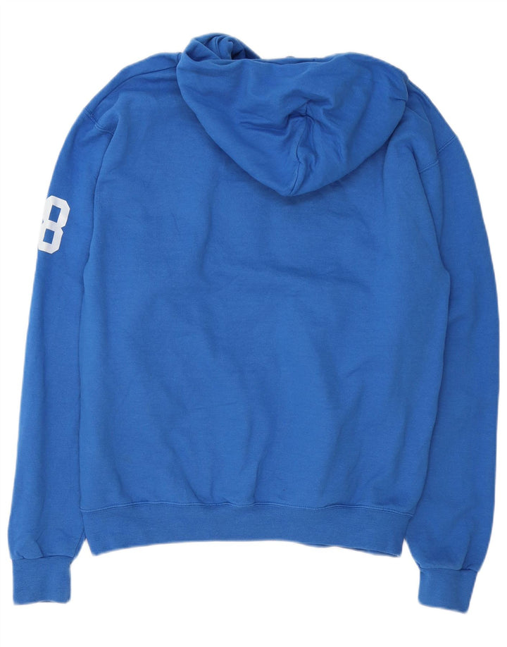 Champion Herren Huskies Graphic Hoodie Pullover mittelblaue Baumwolle