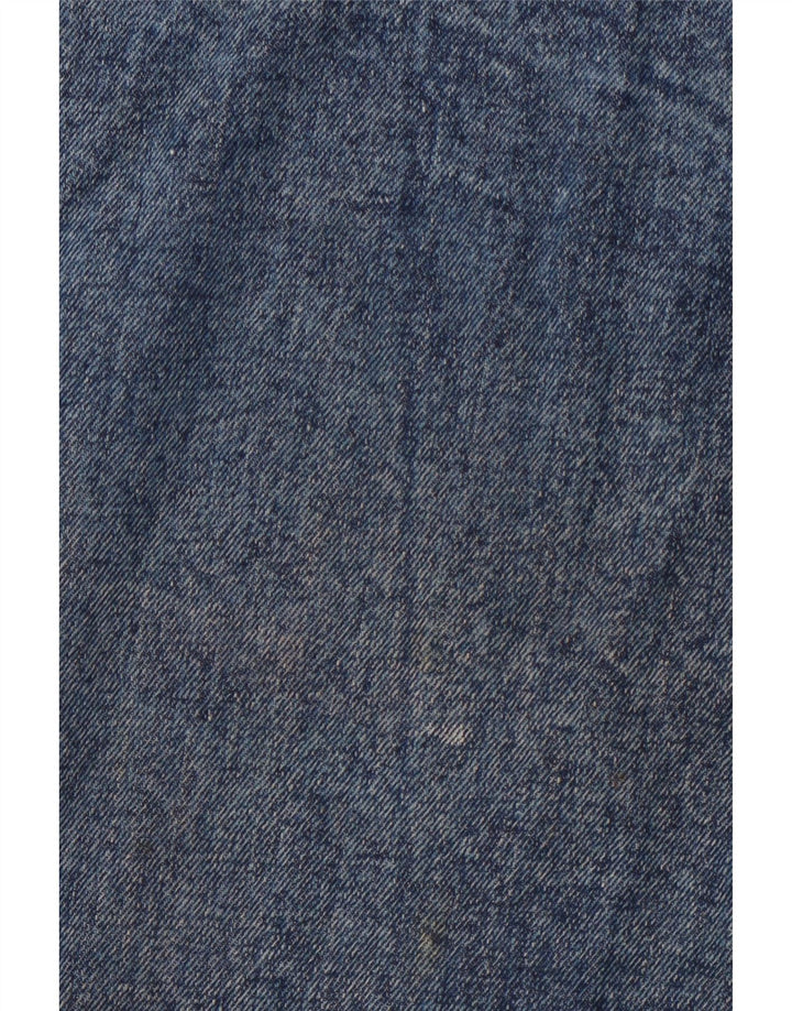 VINTAGE Damen Jeansrock W30 Mittelblauer Farbblock