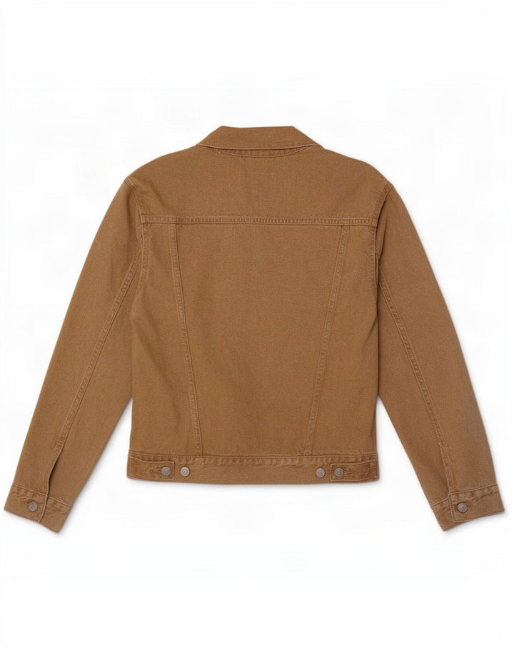 Levi's Herren Jeansjacke UK 36 Small Beige Baumwolle