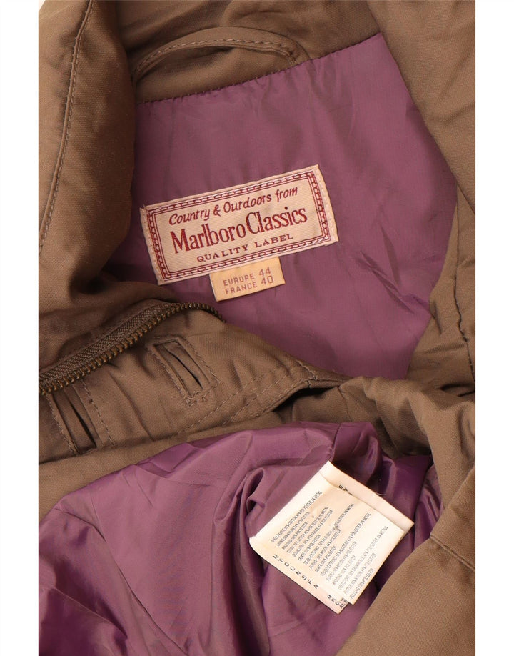 Marlboro Classics Damen Wattierte Jacke EU 44 XL Braune Baumwolle