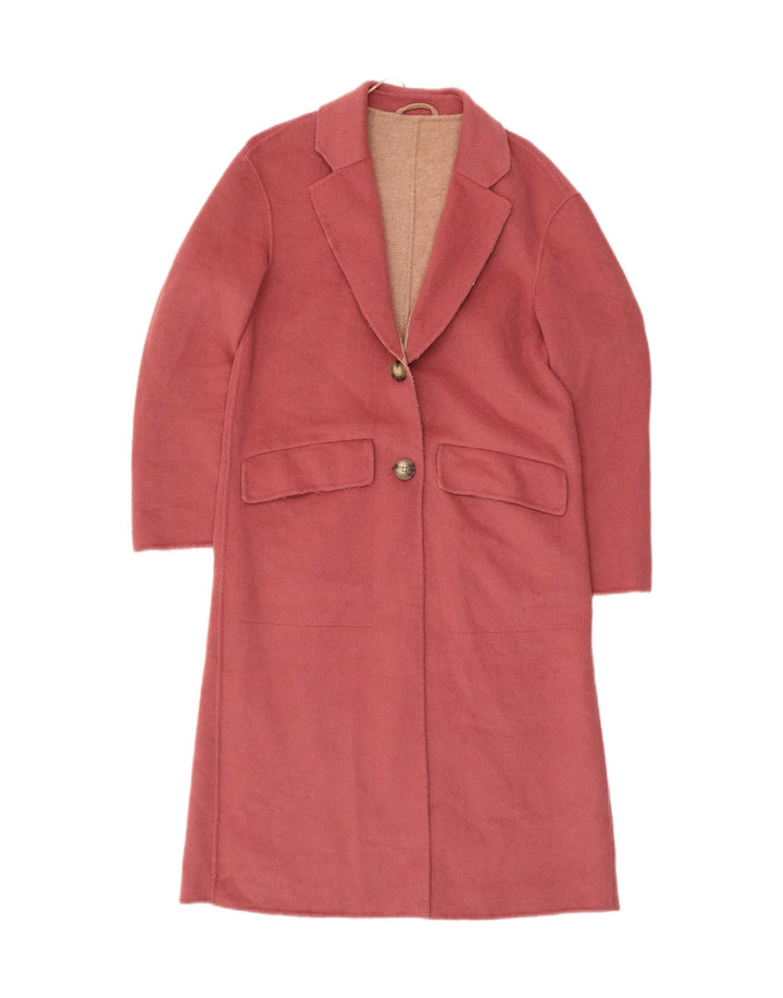 Marks & Spencer Damenmantel UK 8 Small Rosa Polyester