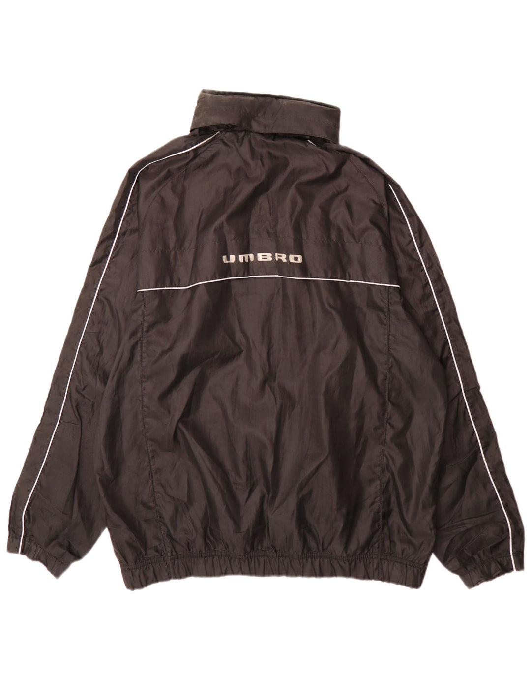 Umbro Herren-Trainingsanzug mit normaler Passform, Top-Jacke, groß, schwarz, Polyester, Sport