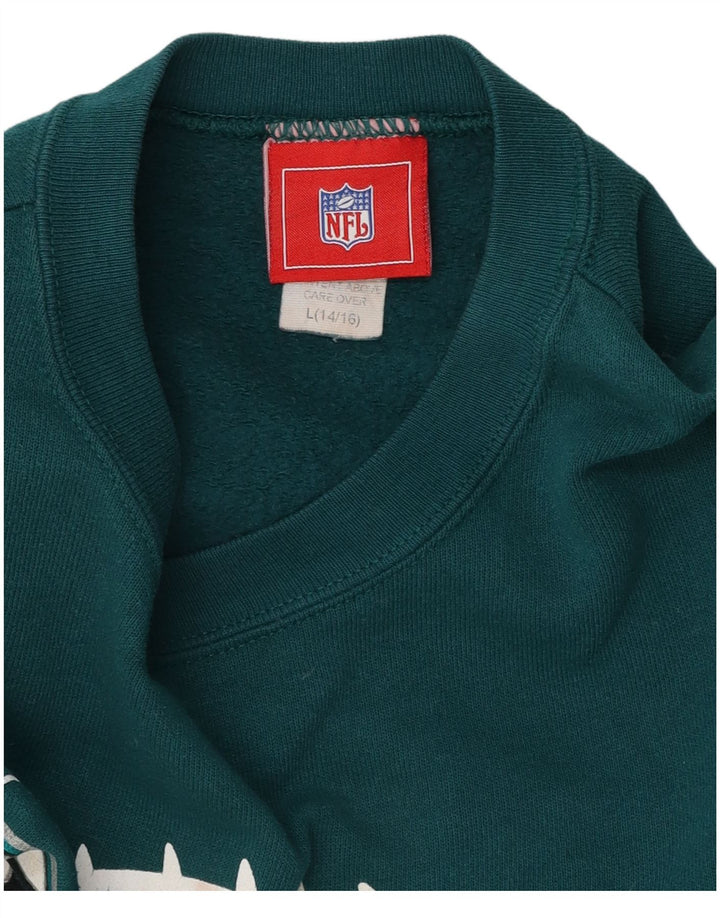 NFL Philadelphia Eagles Sweatshirt für Jungen, 14–15 Jahre, Größe L, Grün