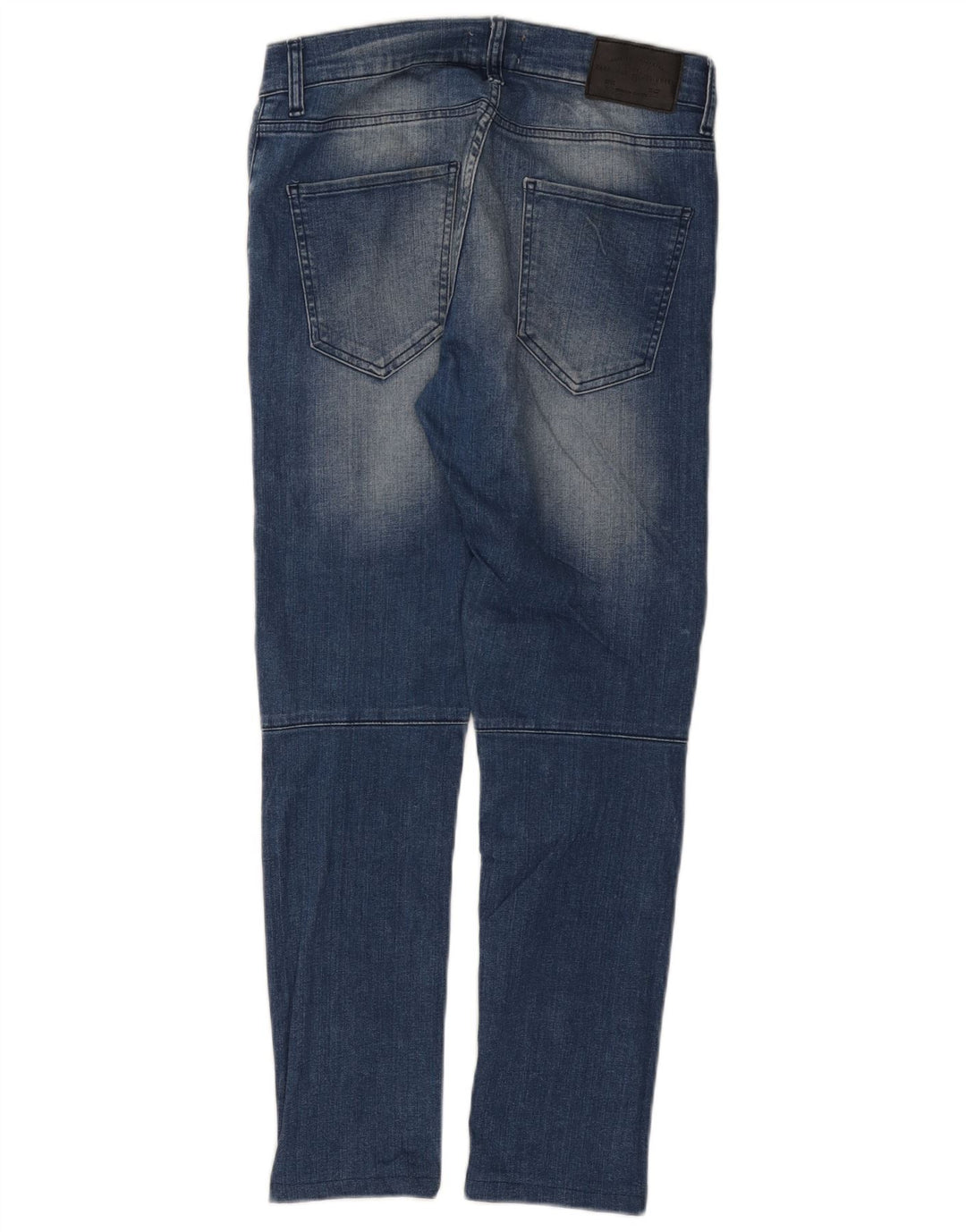 Zara Herren Distressed Slim Jeans EU 40 Medium W31 L28 Blauer Farbblock