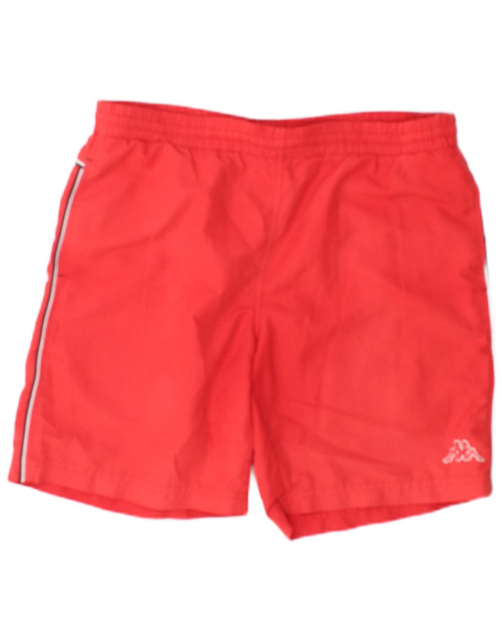 Kappa Herren Badeshorts Mittelrotes Colourblock-Polyester