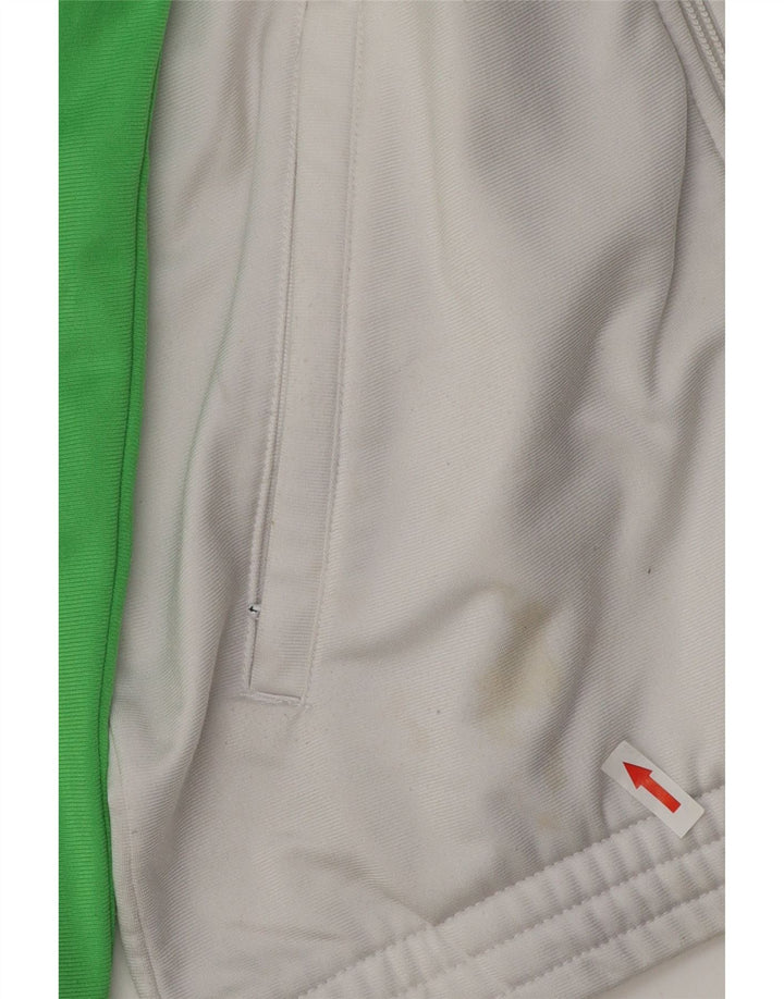 ADIDAS Herren-Trainingsanzug-Top-Jacke, UK 40/42, Mittelweiß, Farbblock