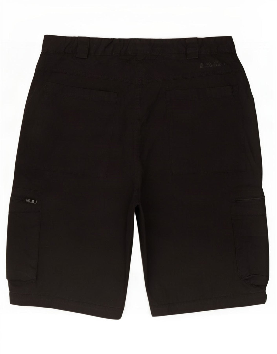Mountain Warehouse Herren-Cargoshorts, Größe L, W34, schwarzes Polyester
