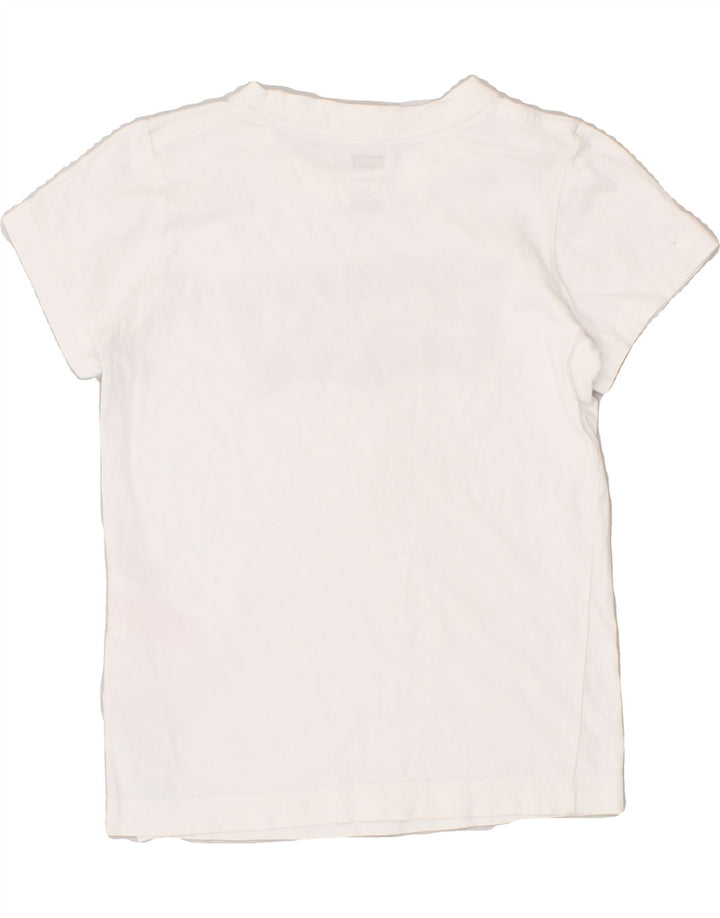 LEVI'S Boys Graphic T-Shirt Top 7-8 Years White Cotton | Vintage Levi's | Thrift | Second-Hand Levi's | Used Clothing | Messina Hembry 