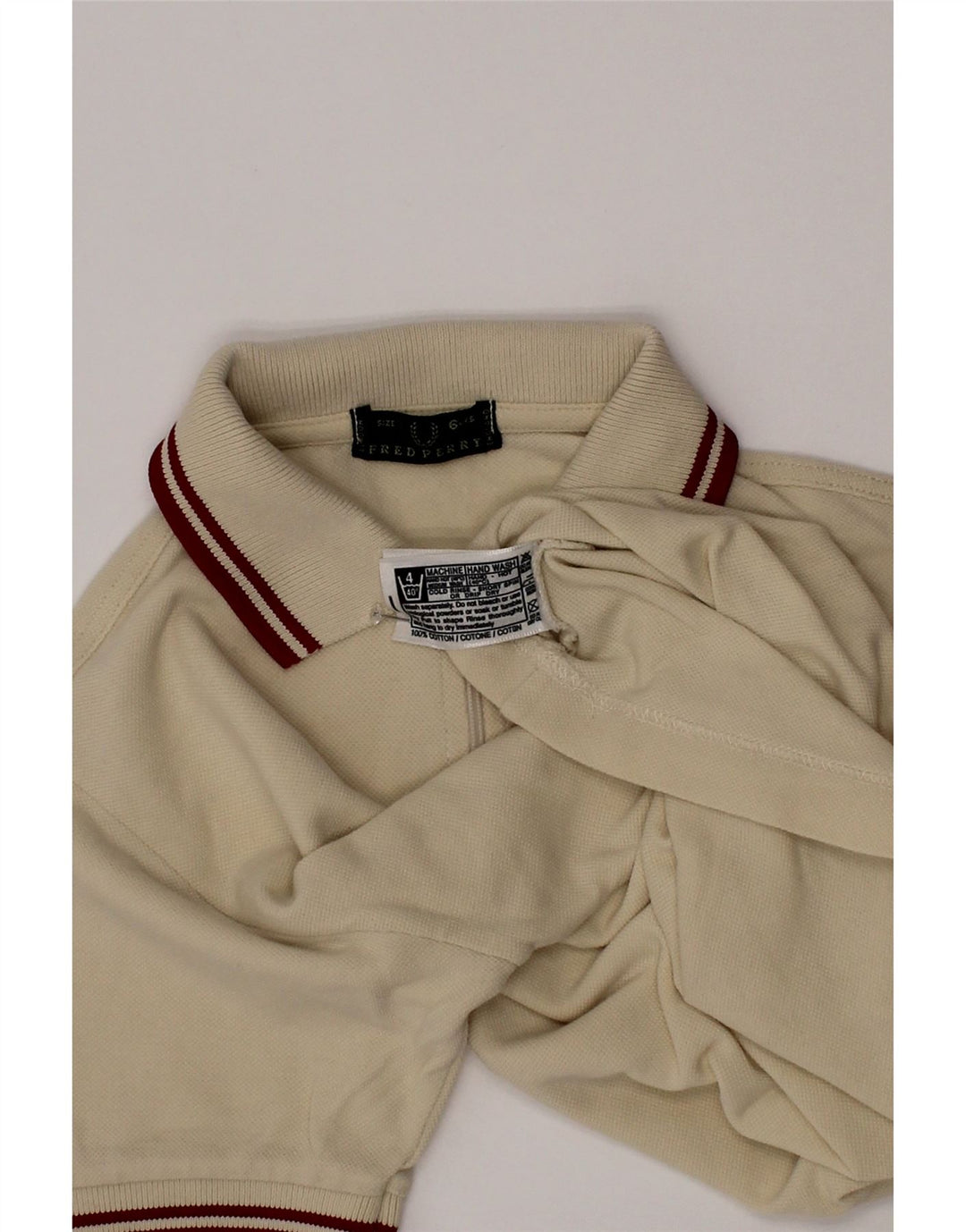Fred Perry Jungen-Poloshirt, 5–6 Jahre, gelbe Baumwolle