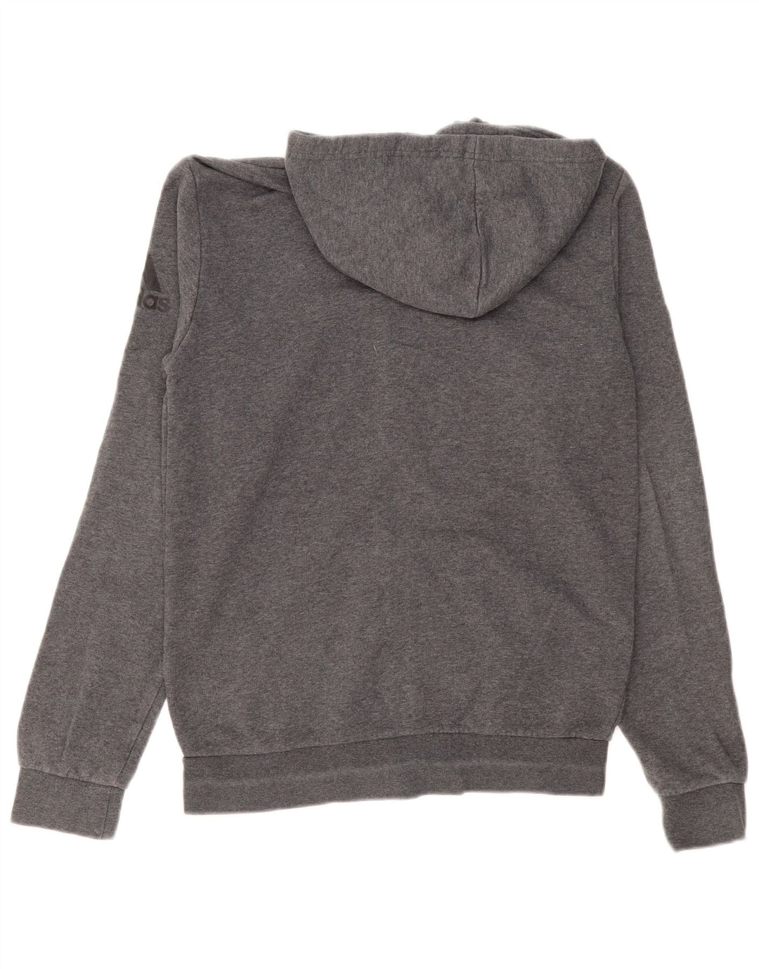 Adidas Herren Zip Hoodie Pullover Kleine graue Baumwolle